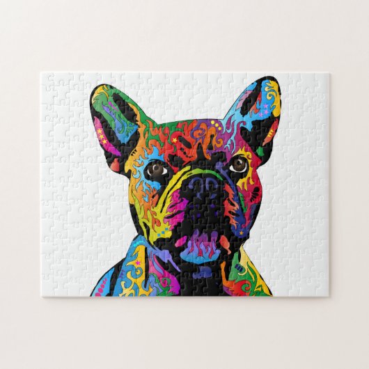 Franse Bulldog Legpuzzel (Horizontaal)