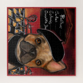 FRANSE BULLDOG      LEGPUZZEL (Horizontaal)