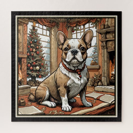 Franse Bulldog Legpuzzel (Verticaal)