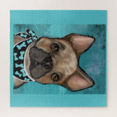 FRANSE BULLDOG        LEGPUZZEL (Horizontaal)