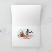 Franse Bulldog Let It Snow Kaarten (Binnen)