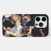 Franse Bulldog Liefde Franse Bulldog Case-Mate iPhone Case (Achterkant (horizontaal))