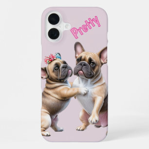 Franse Bulldog Liefde Franse Bulldog iPhone 16 Plus Hoesje