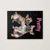 Franse Bulldog Liefde Franse Bulldog Legpuzzel (Horizontaal)
