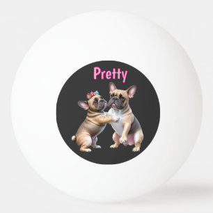 Franse Bulldog Liefde Franse Bulldog Pingpongbal