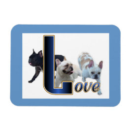 Franse Bulldog Liefde Magneet