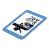 Franse Bulldog Liefde Magneet (Linkerzijde)