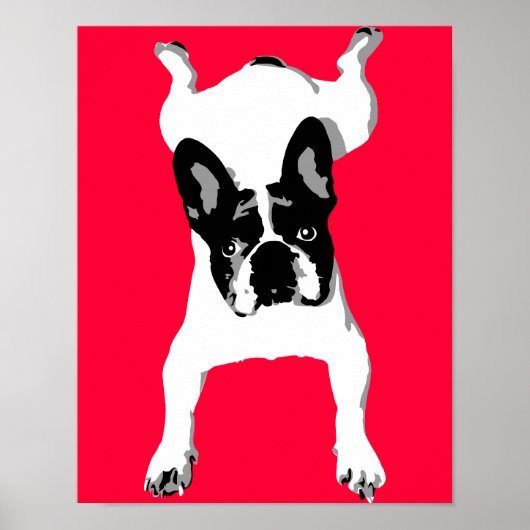 Franse Bulldog liefde Poster (Voorkant)
