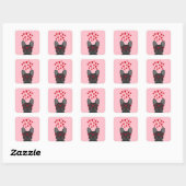 Franse Bulldog Liefde Stickers - schattig hondje (Vel)