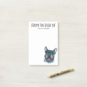 Franse Bulldog Liefhebber Post-it Notities Post-it® Notes (Op bureau)