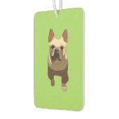 Franse Bulldog, Limoengroen Luchtverfrisser (Links)