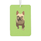 Franse Bulldog, Limoengroen Luchtverfrisser (Achterkant)
