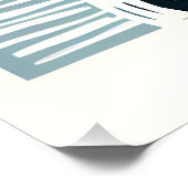 Franse bulldog linoryt poster (Hoek)