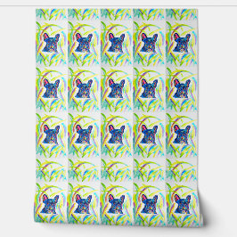 Franse Bulldog Love Behang