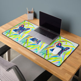 Franse Bulldog Love Desk Mat