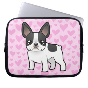 Franse Bulldog Love Laptop Sleeve