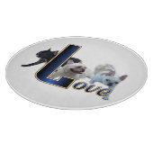 Franse Bulldog LOVE Snijplank (Hoek)