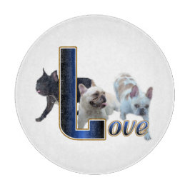 Franse Bulldog LOVE Snijplank