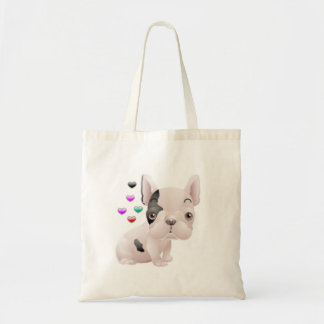 Franse Bulldog Love Tote Bag
