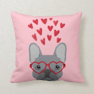 Franse Bulldog Love Valentijnse PIllow Kussen