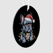 Franse Bulldog Lover Frenchie Christmas Pet Xmas Ornament (voorkant)