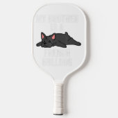 Franse Bulldog Lover Padde Pickleball | Cute Itém Paddle (Achterkant)