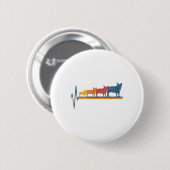 Franse Bulldog Lover Ronde Button 5,7 Cm (Voorkant /achterkant)