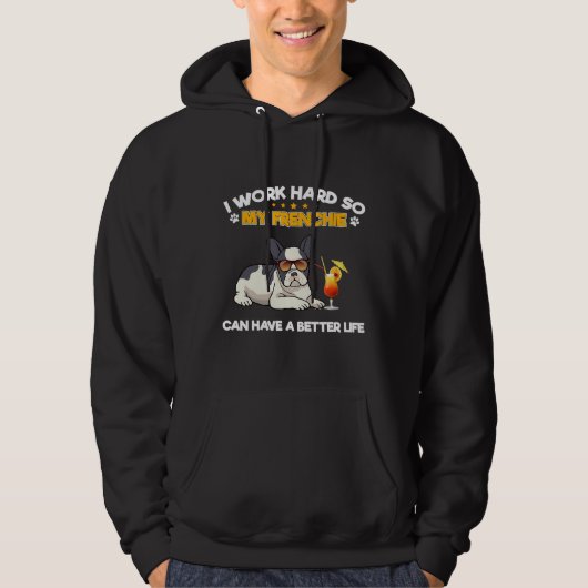 Franse Bulldog Lover S Hoodie (Voorkant)
