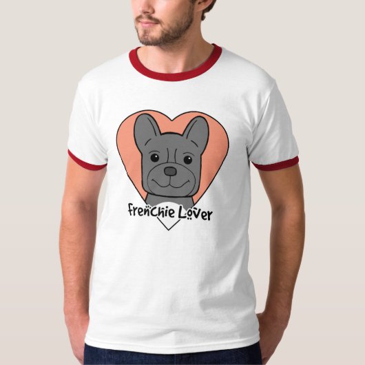Franse Bulldog Lover T-shirt (Voorkant)