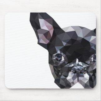 Franse Bulldog Low Poly Art Muismat