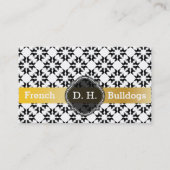 Franse Bulldog luxe Visitekaartje (Voorkant)