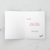 Franse Bulldog Ma Birthday-kaart Kaart (Binnen)