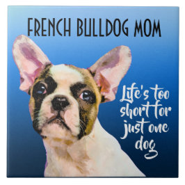 Franse Bulldog Ma Ceramic Tile Tegeltje