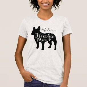 Franse Bulldog Ma T-shirt voor meisjes en vrouwen