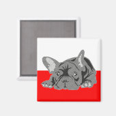 Franse Bulldog Magneet (Voorkant / Achterkant)