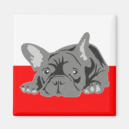 Franse Bulldog Magneet (Voorkant)