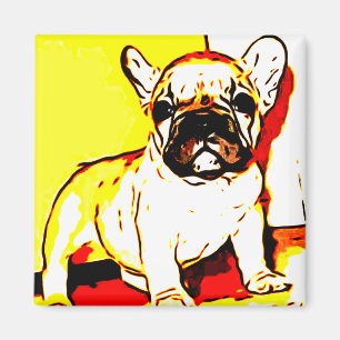 Franse bulldog magnet