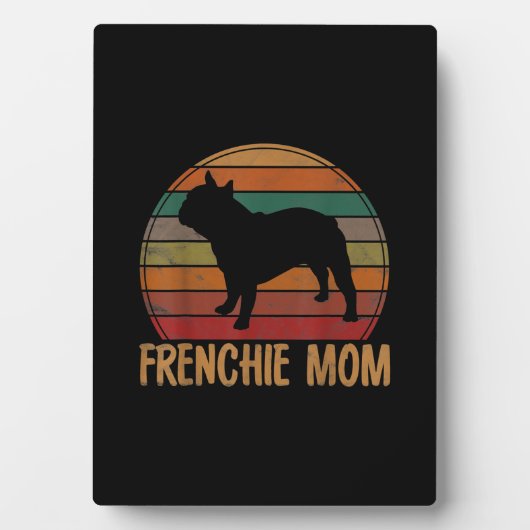 Franse bulldog mam cadeau | Pet Franchie Gift Fotoplaat (voorkant)