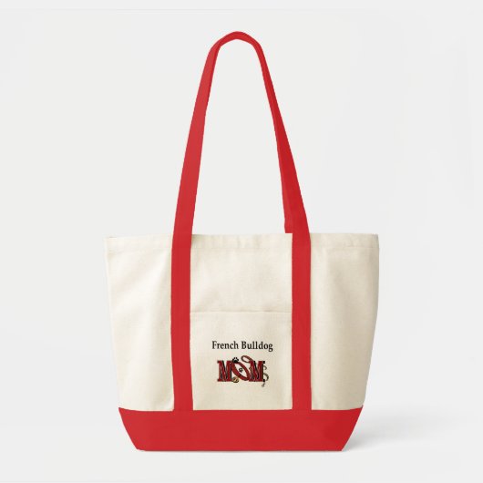 Franse Bulldog Mam Gifts Tote Bag (Voorkant)