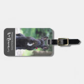 Franse Bulldog Mam Plaats de foto van je hond Bagagelabel (Voorkant horizontaal)