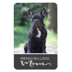 Franse Bulldog Mam Plaats de foto van je hond Magneet
