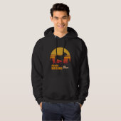 Franse Bulldog Mam Retro Hoodie (Voorkant volledig)