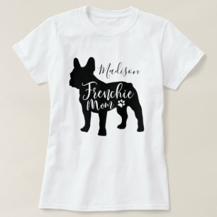 Franse Bulldog Mam T-shirt voor meisjes en vrouwen