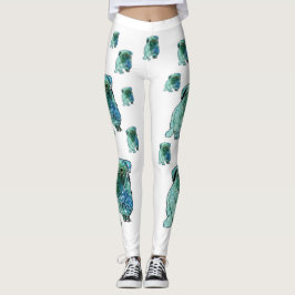 Franse Bulldog Mandala Art Aangepaste Leggings
