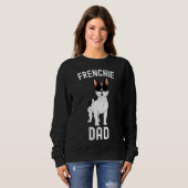 Franse Bulldog Mannen Best Frenchie Dad ever Trui (Voorkant volledig)