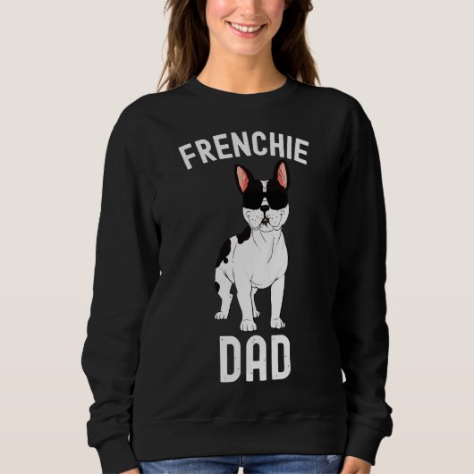 Franse Bulldog Mannen Best Frenchie Dad ever Trui (Voorkant)