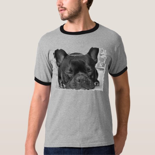 Franse Bulldog Mannen T-Shirt (Voorkant)