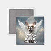 Franse Bulldog Memorial Magneet (Voorkant / Achterkant)