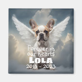 Franse Bulldog Memorial Magneet (Voorkant)