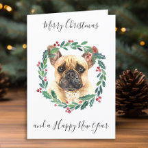 Franse Bulldog Merry Christmas Trendy hond